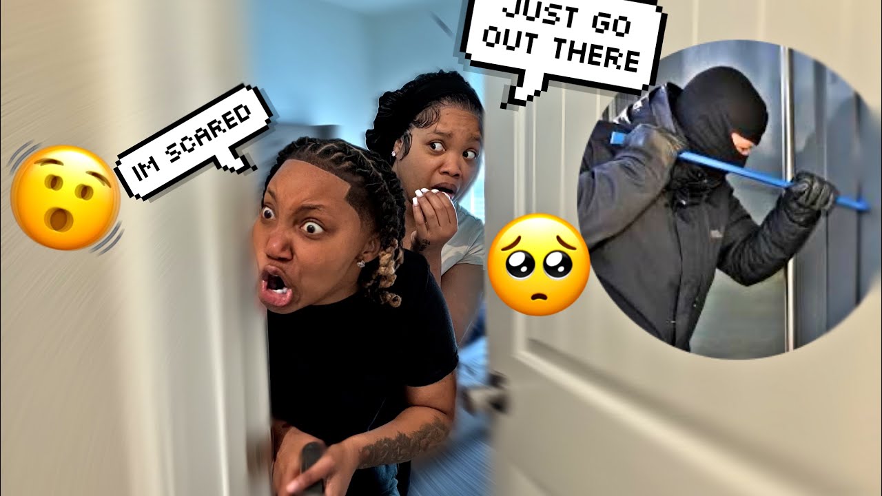 ACTING SCARED WHILE SOMEONE IS SH00TING IN OUR HOUSE..