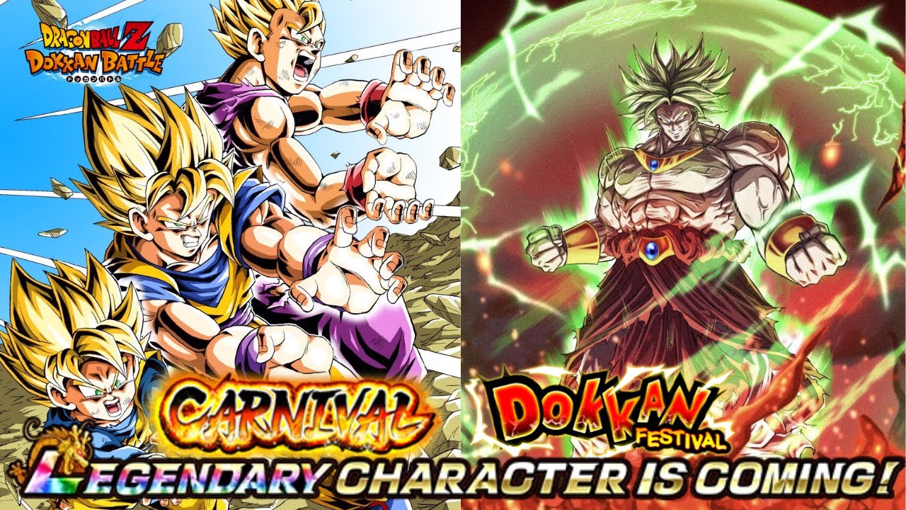 INVOCATION GOHAN SSJ PUI LR & BROLY SSJL INT LR | DBZ DOKKAN BATTLE