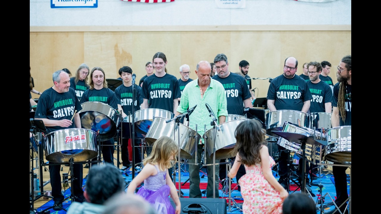 BLUE MAZOOKA by Andy Narell performed by the Humboldt Calypso Band with special guest Andy Narell