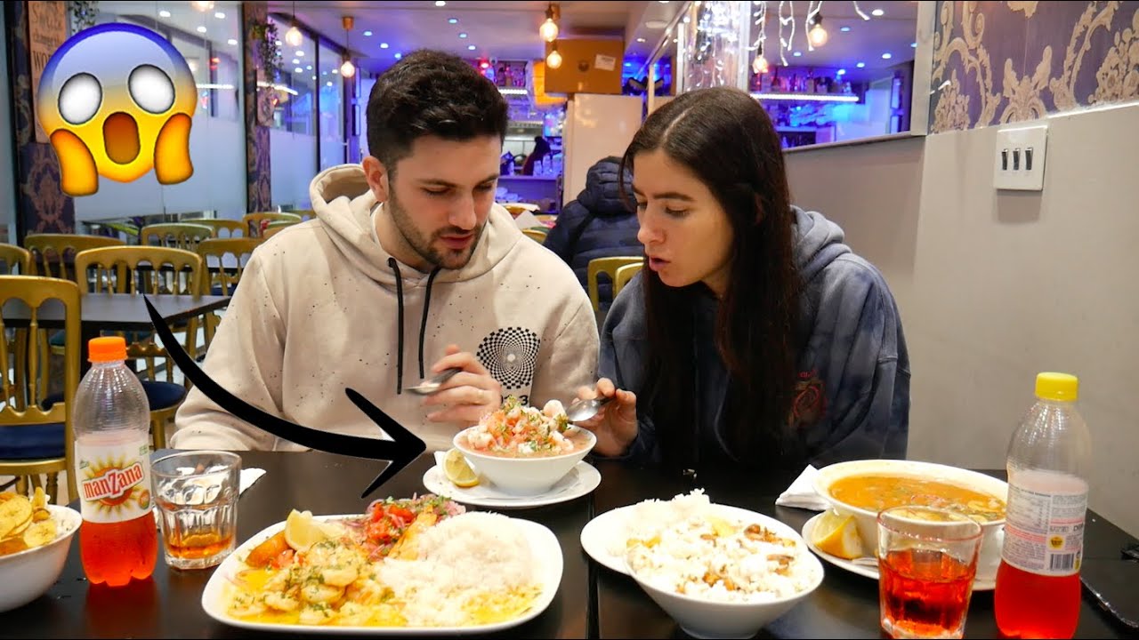 PROBAMOS EL CEBICHE ECUATORIANO 😱 ⎪EL MANABA