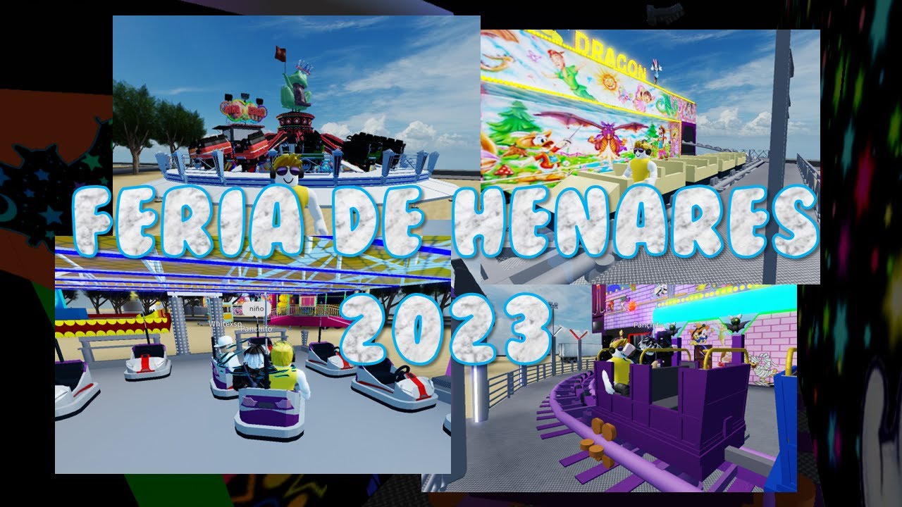 FERIA DE HENARES 2023 🚂🧹| Mapas de Roblox de seguidores 6