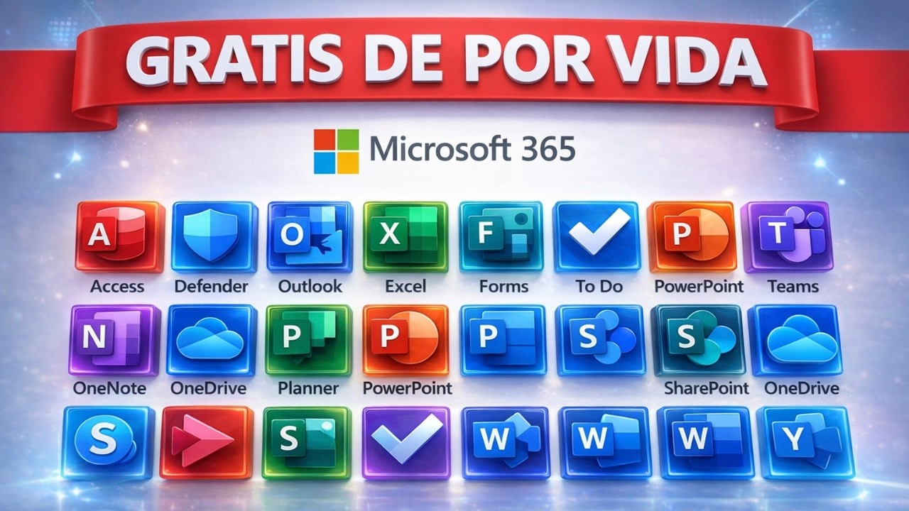Cómo Tener Office 365 GRATIS DE POR VIDA ✅