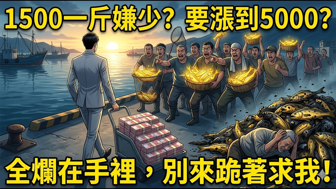 🌟【新番上线】帶800萬現金收購，漁民竟集體毀約坐地起價：5000一斤不買就滾！我轉身斷掉所有銷路，眼睜睜看他們幾百萬鮮魚全爛掉，跪在碼頭求我收購也絕不通融！#multisub #爽劇 #一口氣看完