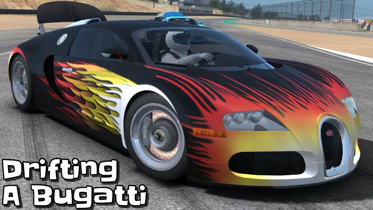 Дрифт-гонка на Bugatti Veyron
