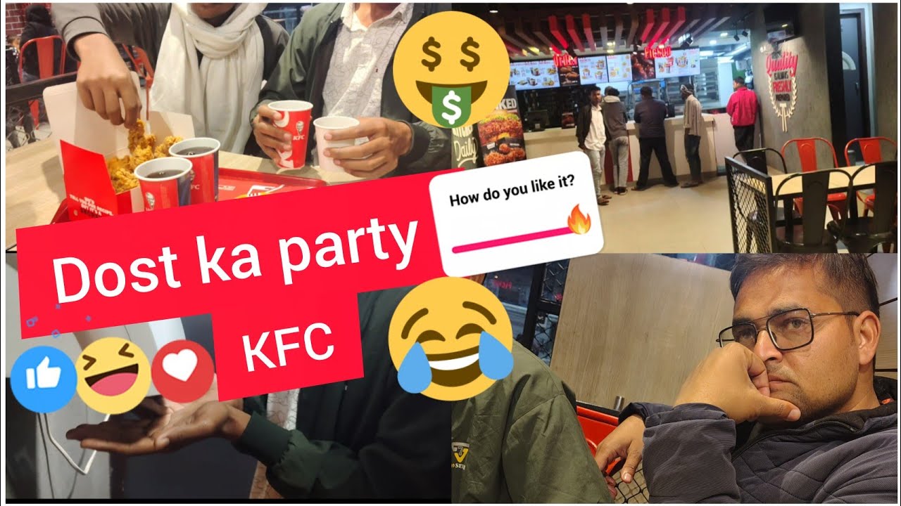 Motihari  K F C 😁Dost ka party 😱😱full enjoy 💯#vlog #funnyvideos #funny 