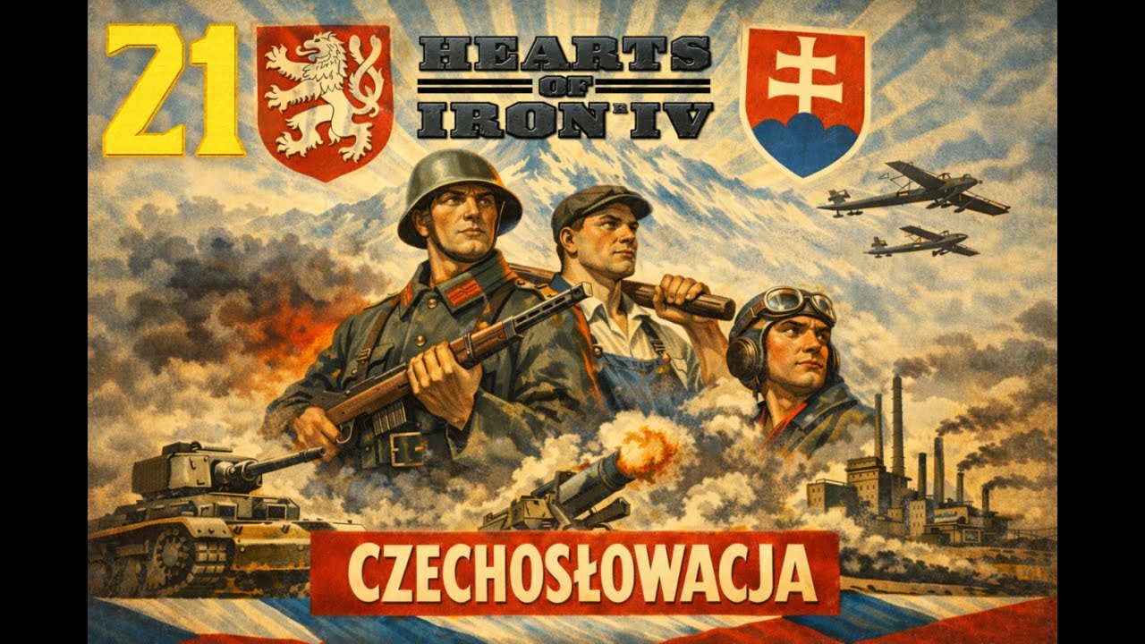 Hearts of Iron IV - Czechosłowacja #21 [#pl #gameplay]