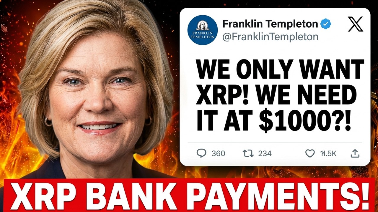CEO FRANKLIN TEMPLETON: НАМ НУЖЕН ТОЛЬКО XRP (ПОЛНОЦЕННАЯ ПЛАТЕЖНАЯ СИСТЕМА!?)
