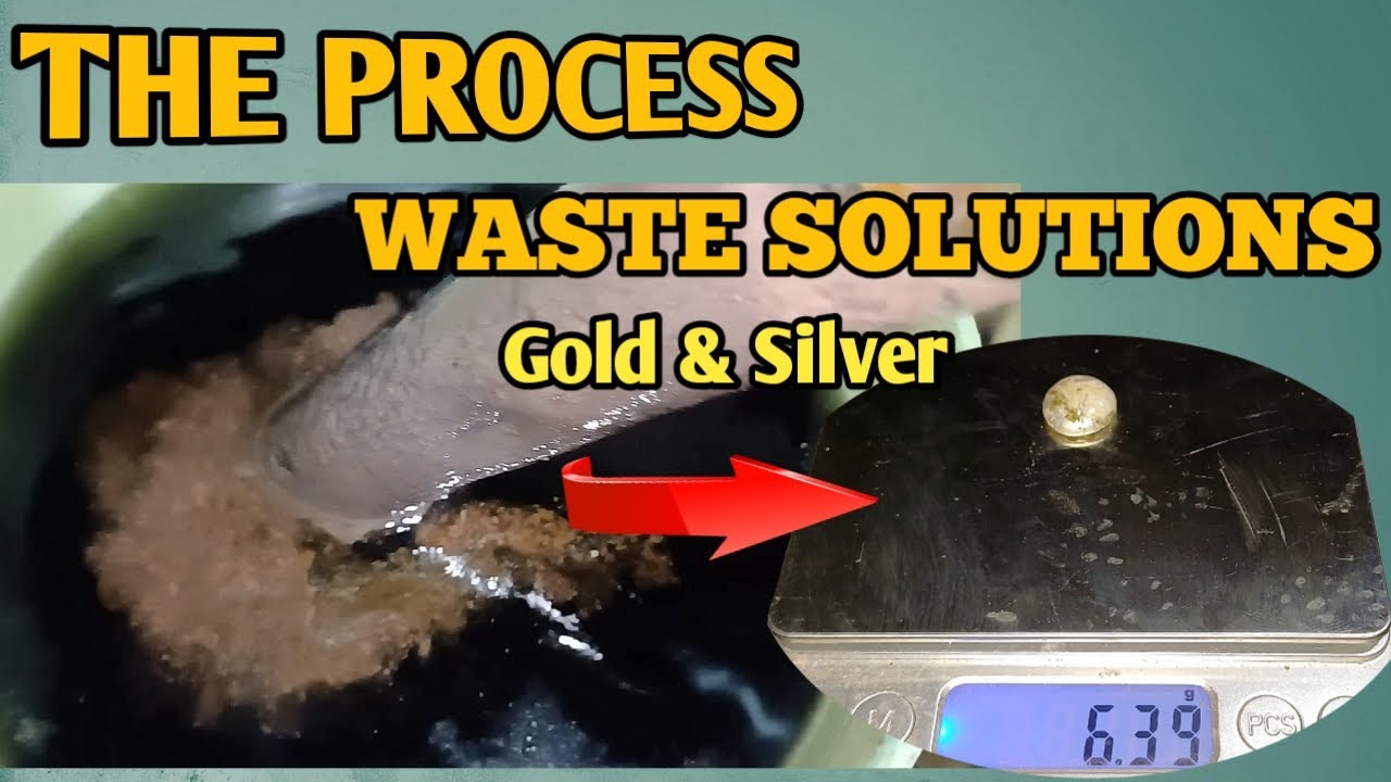 HOW TO RECOVER GOLD FROM WASTE SOLUTIONS | GOLD AND SILVER RECOVERY FROM WASTE SOLUTION