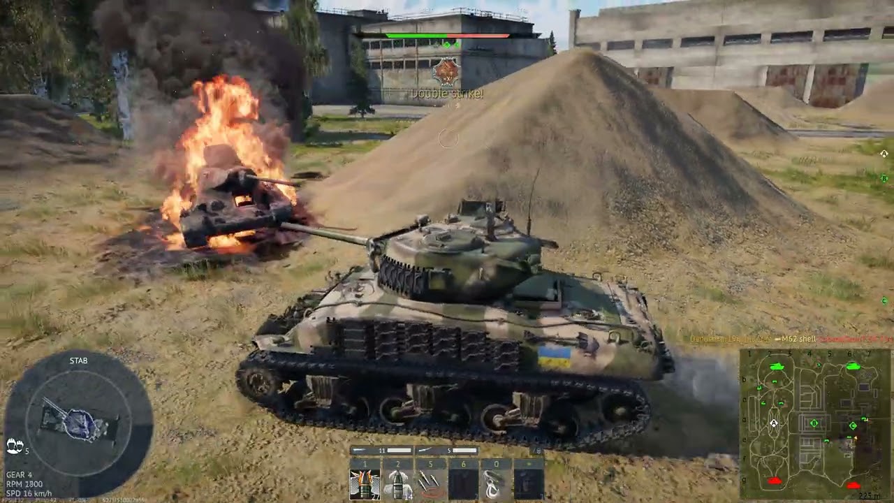 American M4A1 and M6A1 - 7 kills and 2 zones.