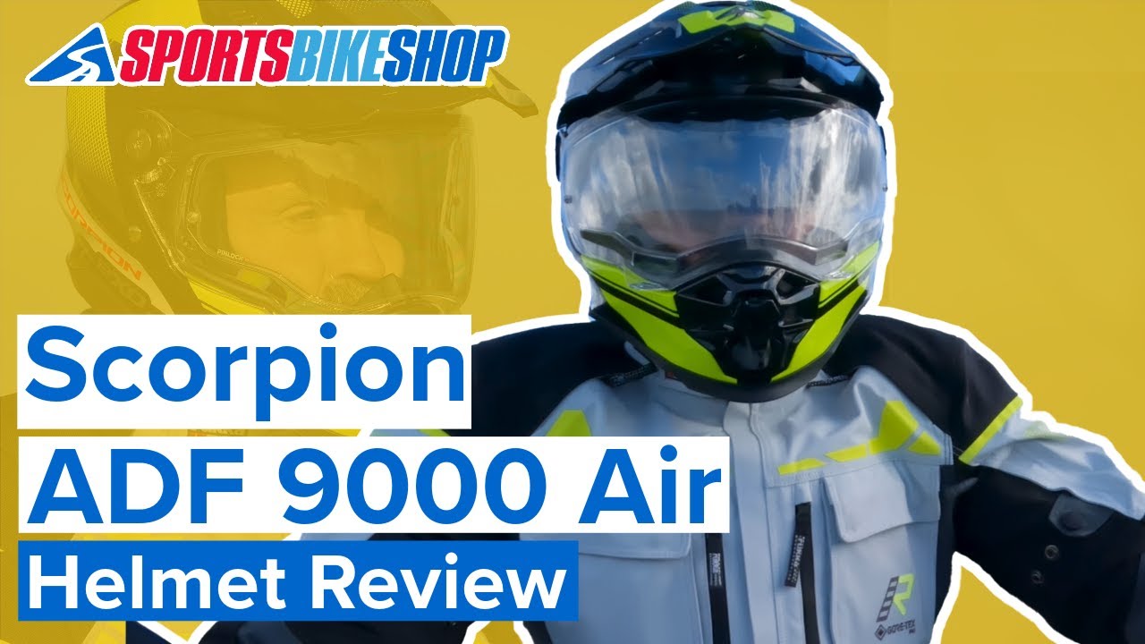 Scorpion ADF-9000 Air adventure motorcycle helmet review - Sportsbikeshop