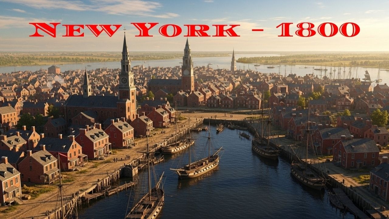 Así era NEW YORK en los 1800 (reconstrucción con IA)