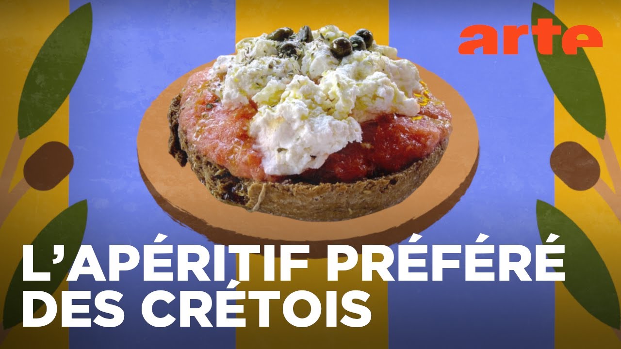 Crète : le dakos | Voyage en cuisine | ARTE Évasion