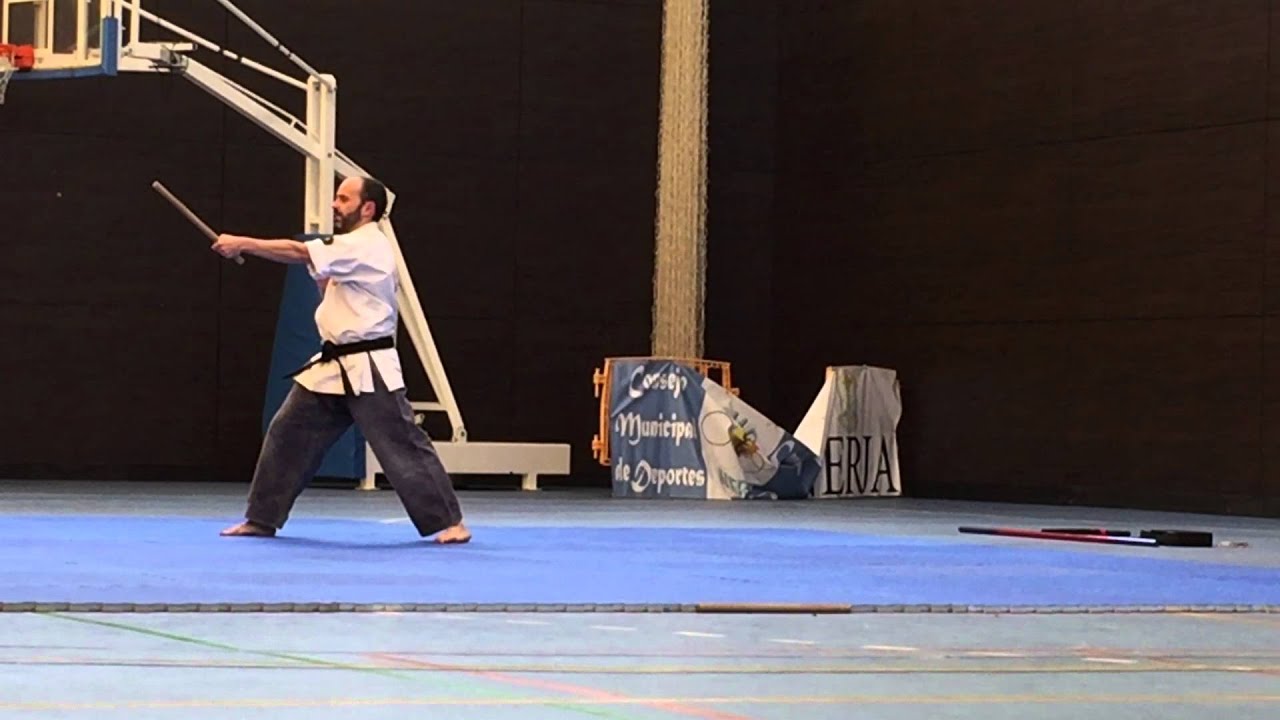 Yawara-Jitsu: Daniel Díaz, examen de cinturón negro 2º dan, katas.