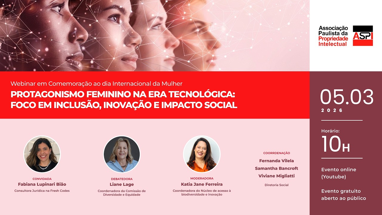 Webinar em Comemoração ao dia Internacional da Mulher