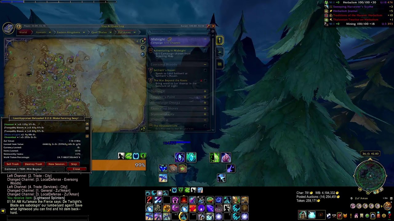 WoW Midnight Solo Gold Farming Millions of Gold
