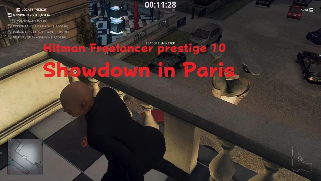 HITMAN Freelancer prestige 10 Showdown in Paris