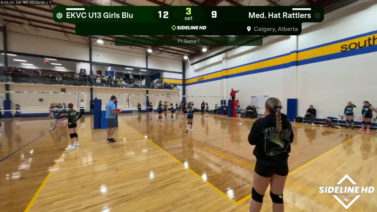 EKVC U13 Girls Blu @ Med. Hat Rattlers (2026.03.14)