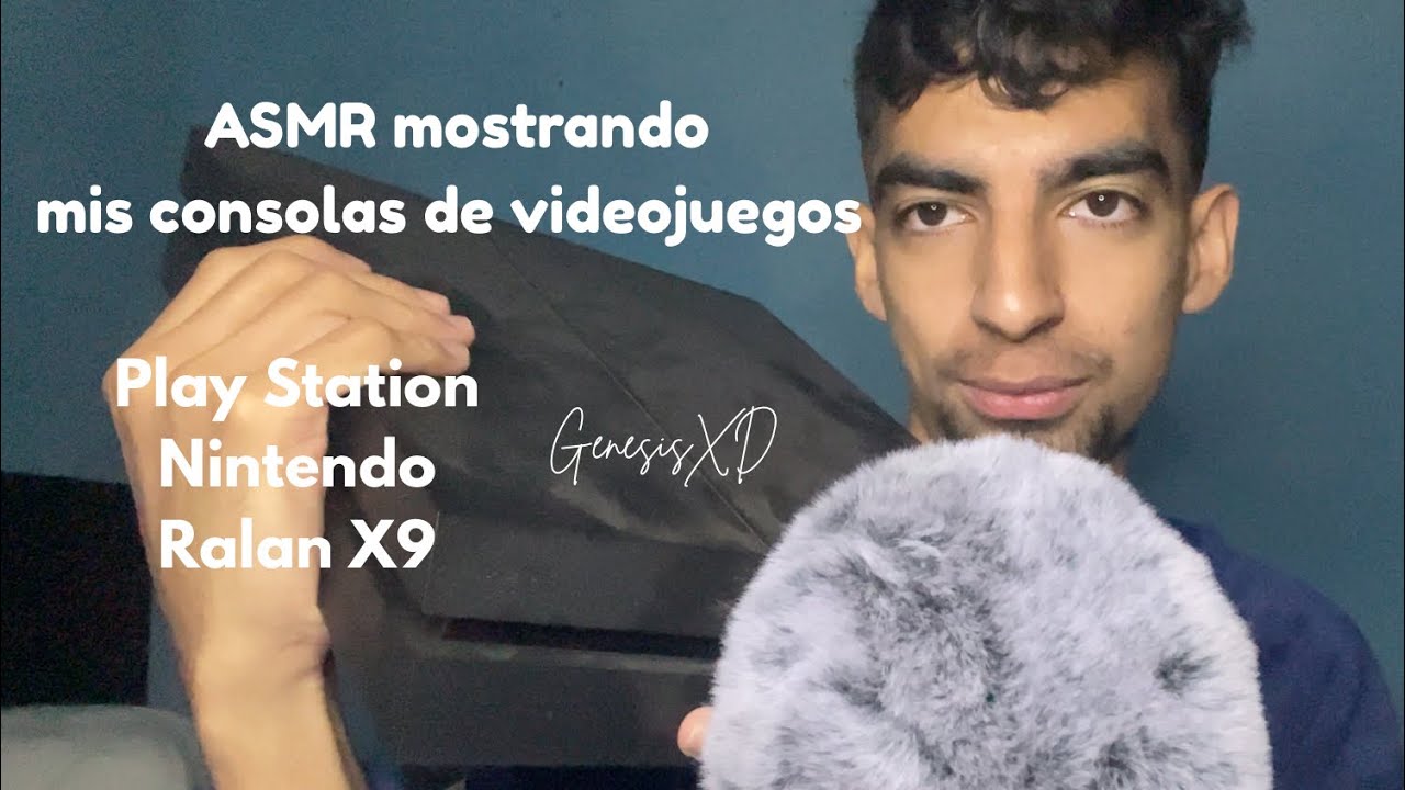 ASMR mostrando mis consolas de videojuegos, súper relajante.