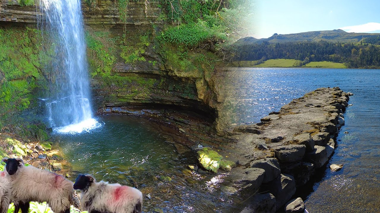 Glencar Waterfall and Surroundings