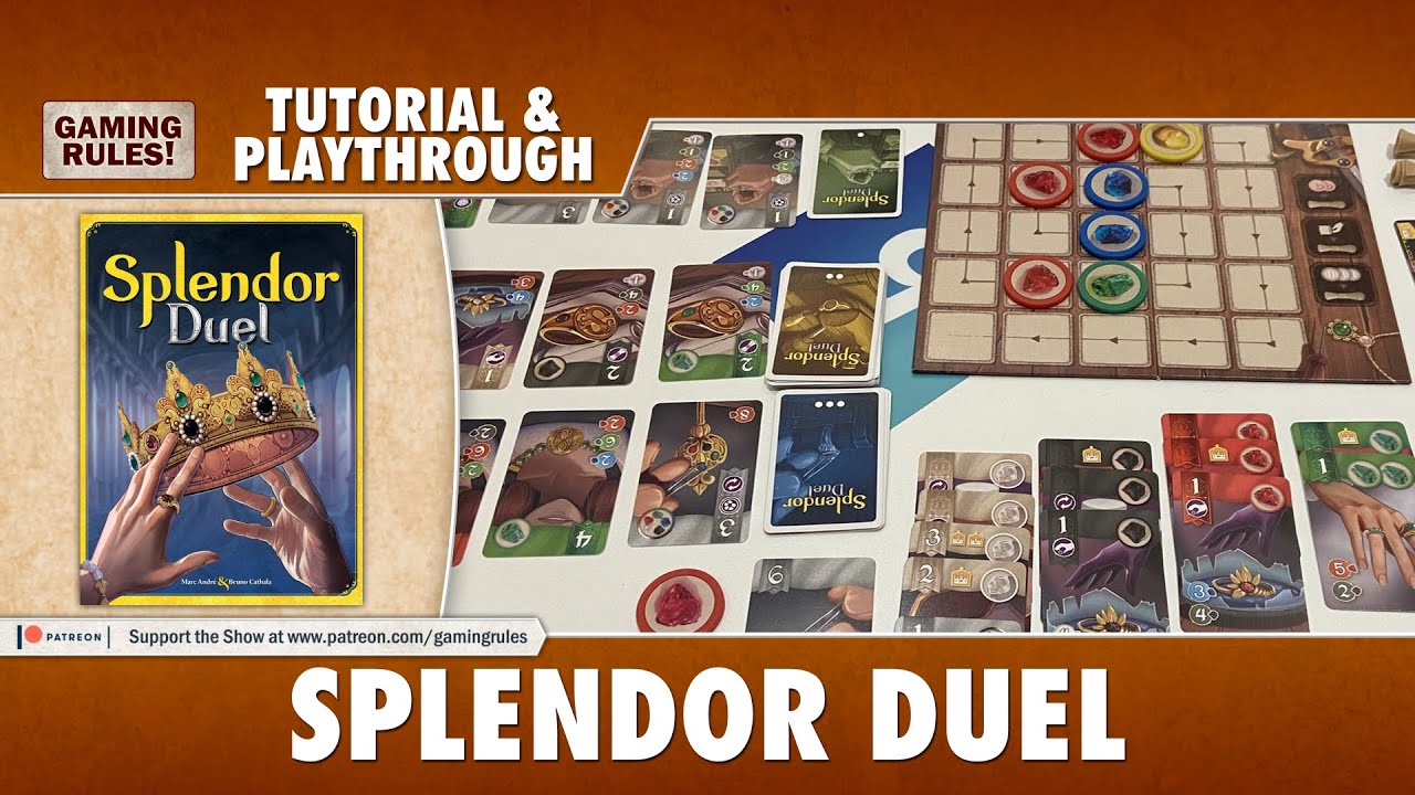 Splendor Duel - Tutorial & Playthrough