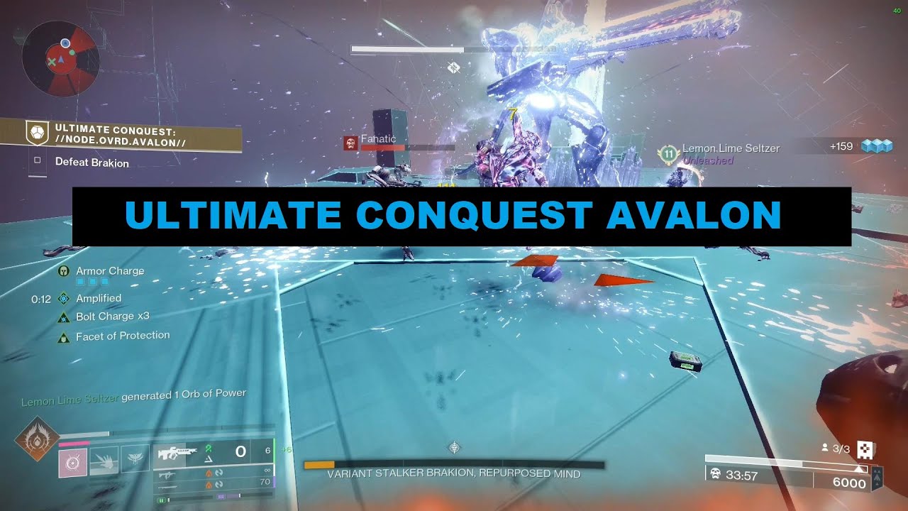Ultimate Conquest Avalon 2nd clear Destiny 2