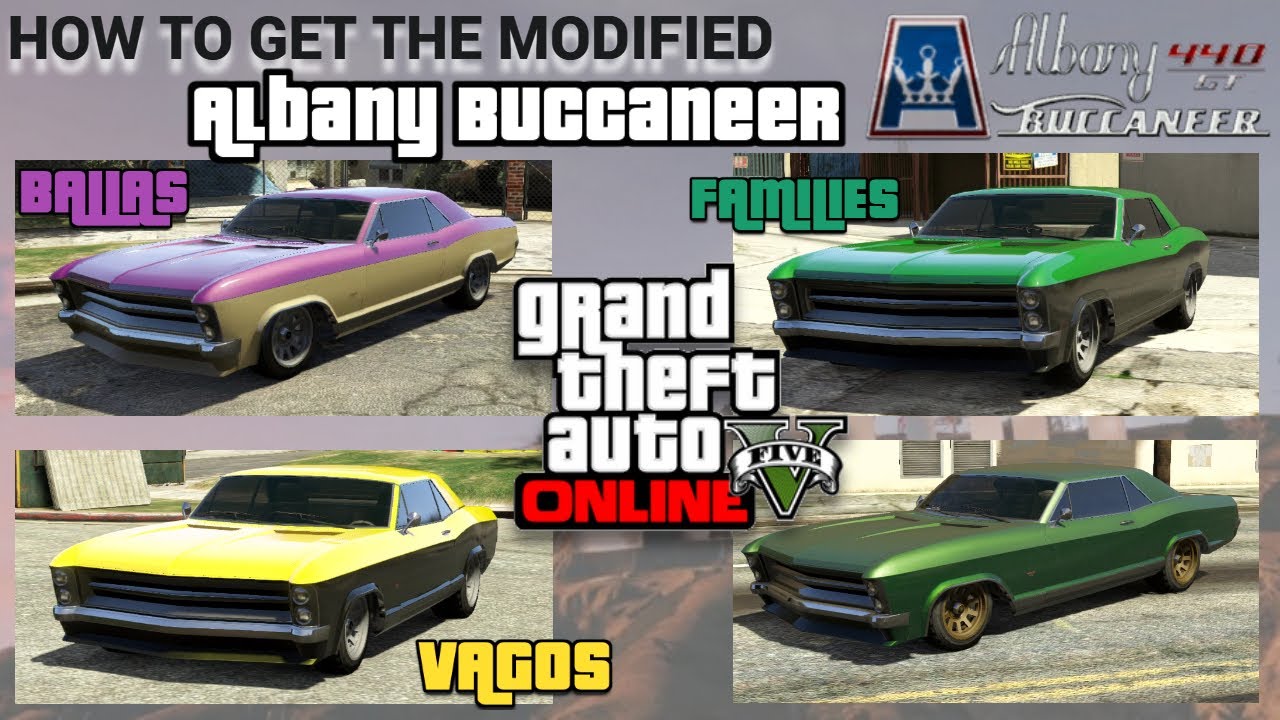 How to get the modified Albany Buccaneer in GTA V Online