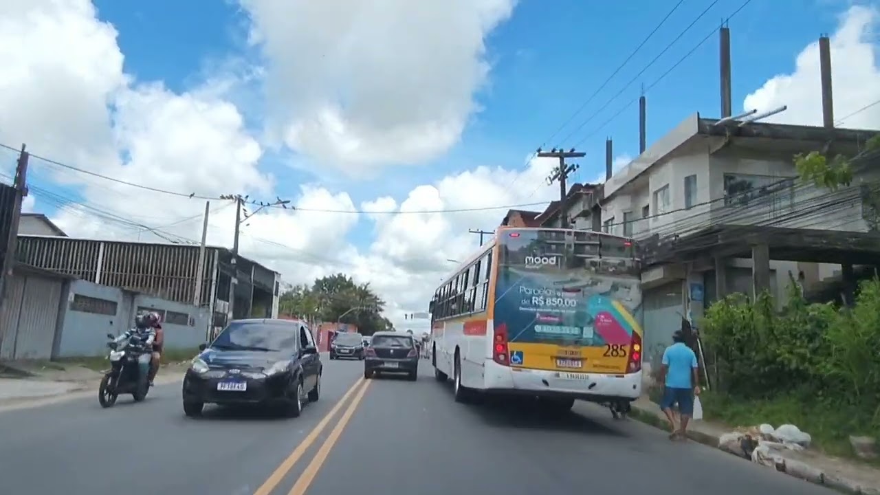 Saindo do Bairro de Estância  até a Colônia dos Padres, passando por Jaboatão Centro PE.