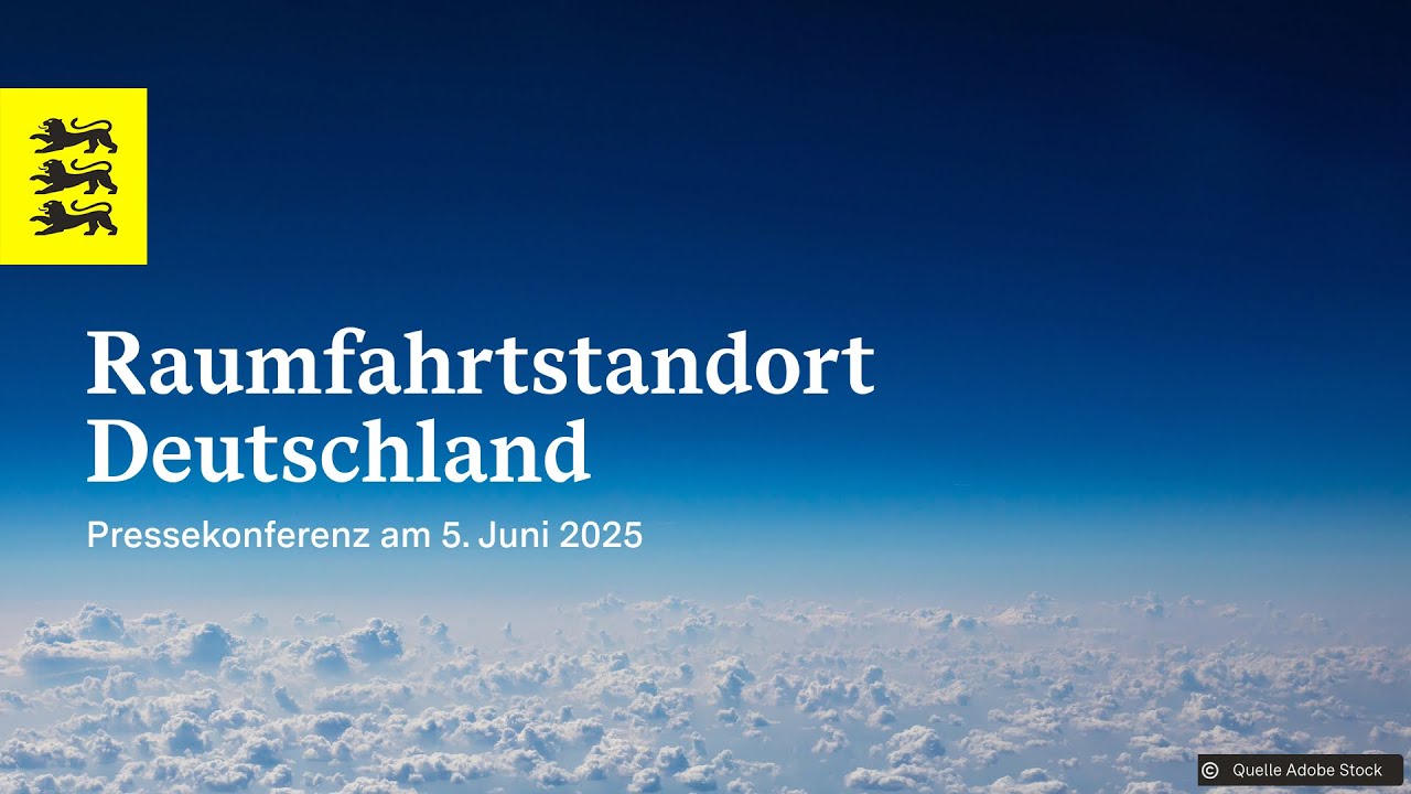 Pressekonferenz: Raumfahrtstandort Deutschland und ESA-Ministerratskonferenz (05.06.2025)