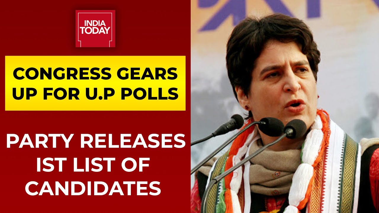 Congress Releases First List Of Candidates For U.P Polls 2022, 40% Women & 40% Youth Named In List