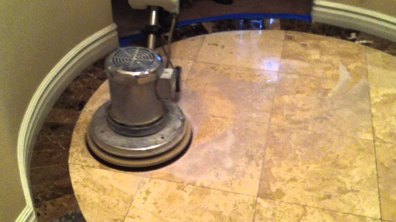 Natural Stone Care: Travertine cleaning process