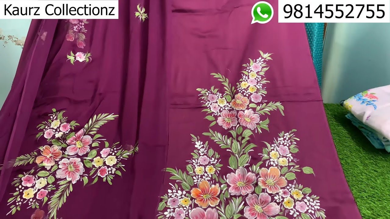 Hand Painted Suits by KAURZ COLLECTIONZ (Mohali)