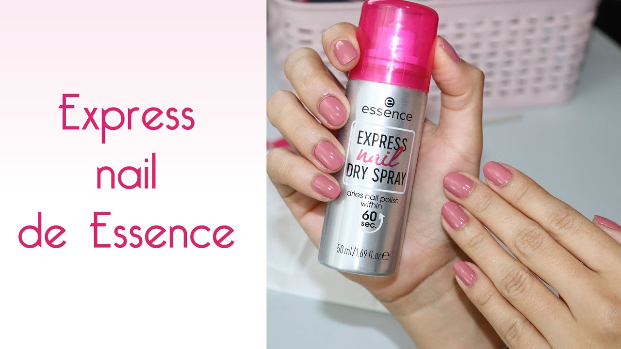 💅Express Nail Dry Spray de Essence Cosmetics⏰ ¿60 segundos?💅