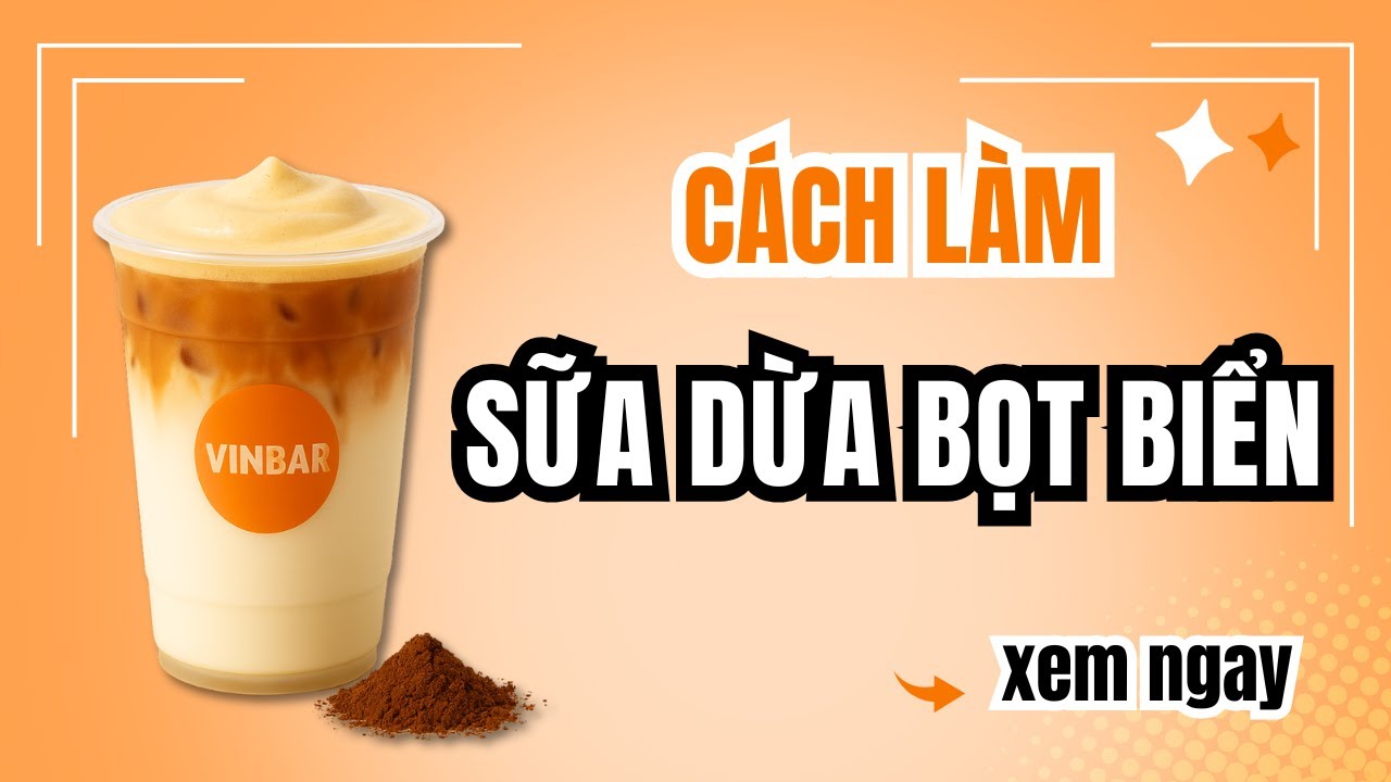 Hướng Dẫn Cách Làm Công Thức Pha Chế Sữa Dừa Bọt Biển 🥥☕ | Coconut Coffee #recipe #coffee