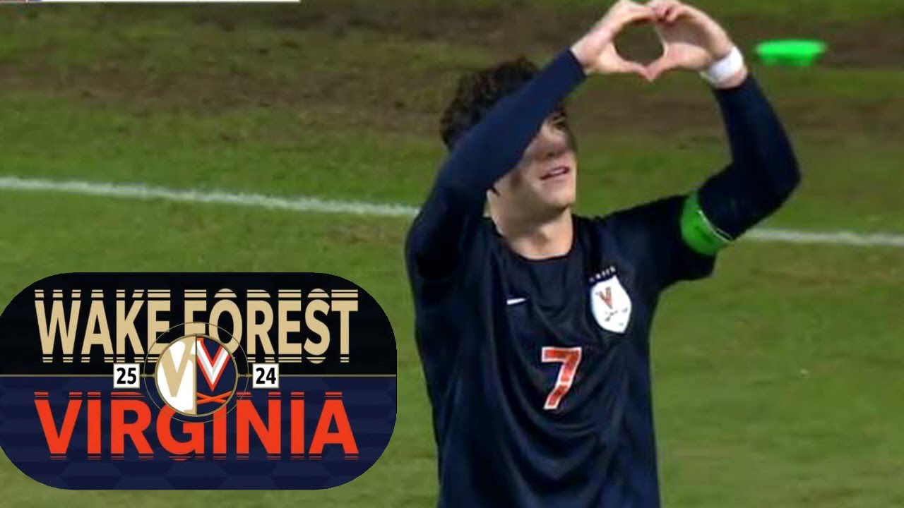 #25 Wake Forest vs #24 Virginia, College Soccer Highlights