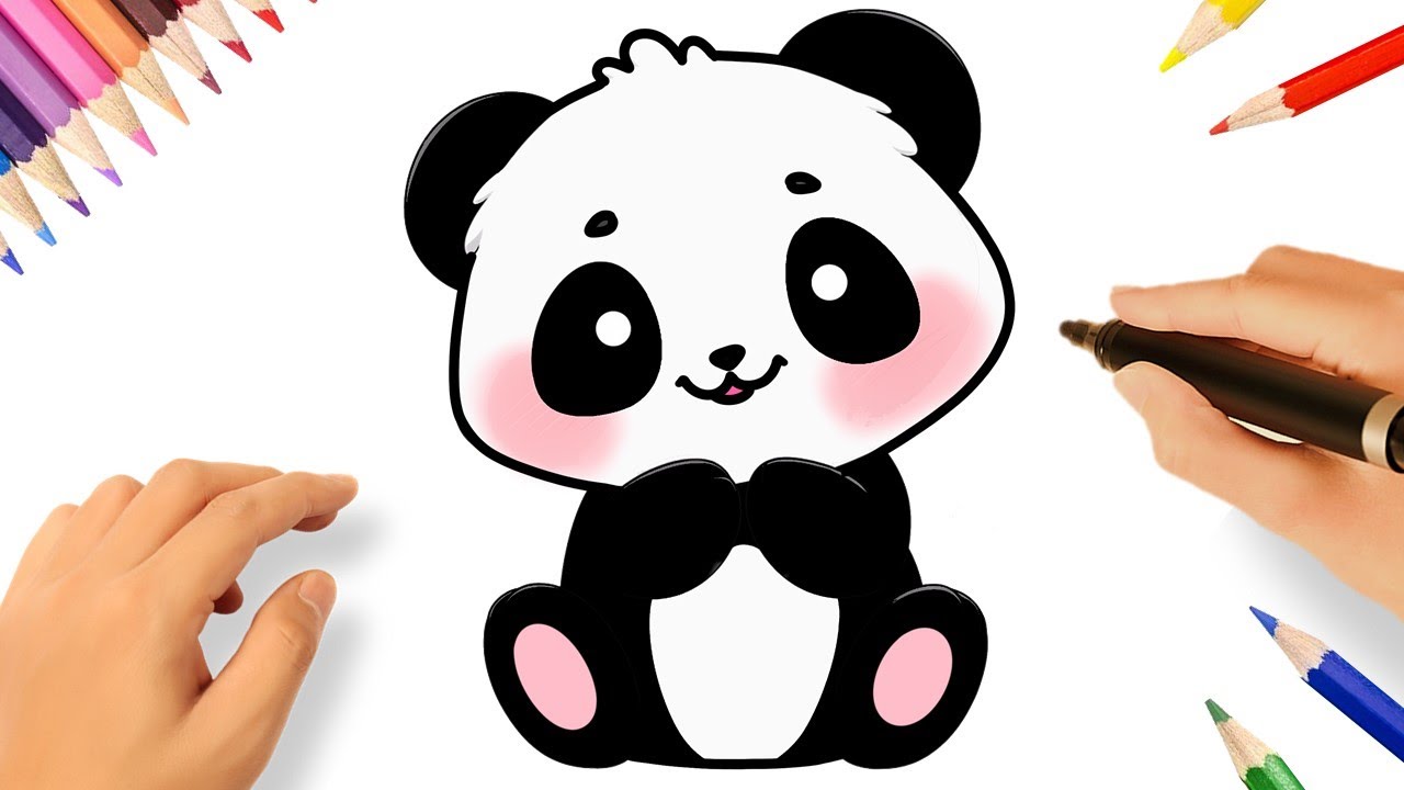 COMMENT DESSINER UN PANDA KAWAII FACILEMENT 🐼