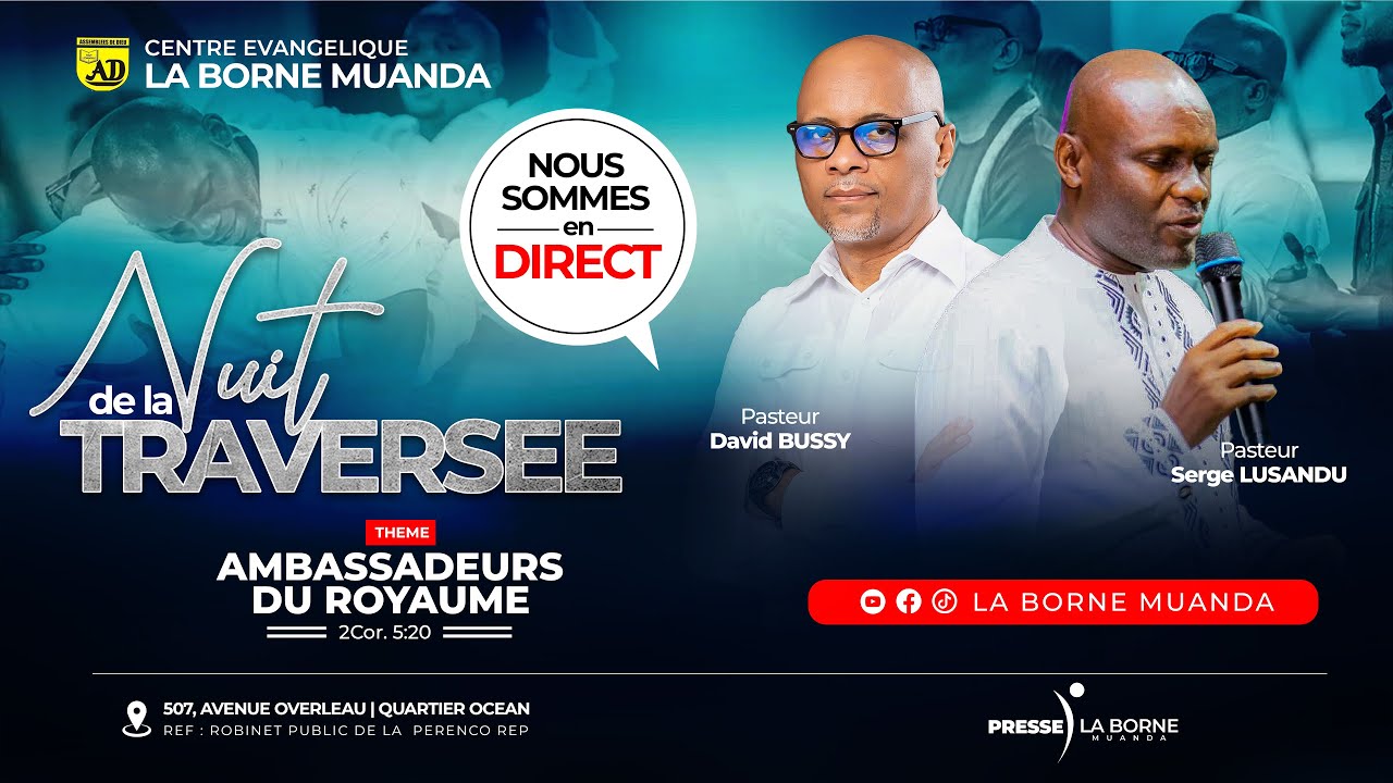 NUIT DE LA TRAVERSEE LA BORNE MUANDA 2025 - 2026 SUITE