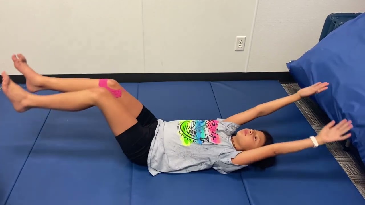 Tuck and extend Moro reflex integration exercise
