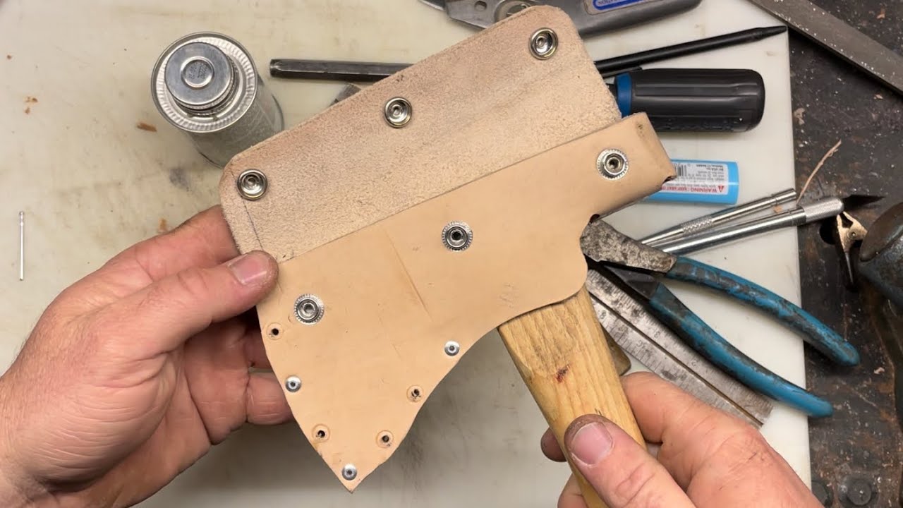How I use pop rivets for leather work