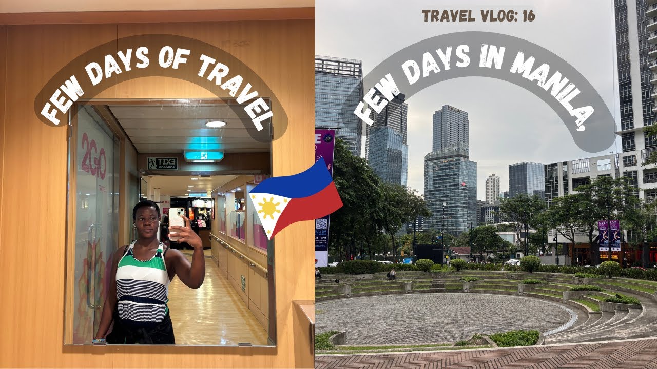 WEEKLY TRAVEL VLOG: Leaving Iloilo, Few days in Manila, Travelling to Palawan, Philippines🇵🇭.
