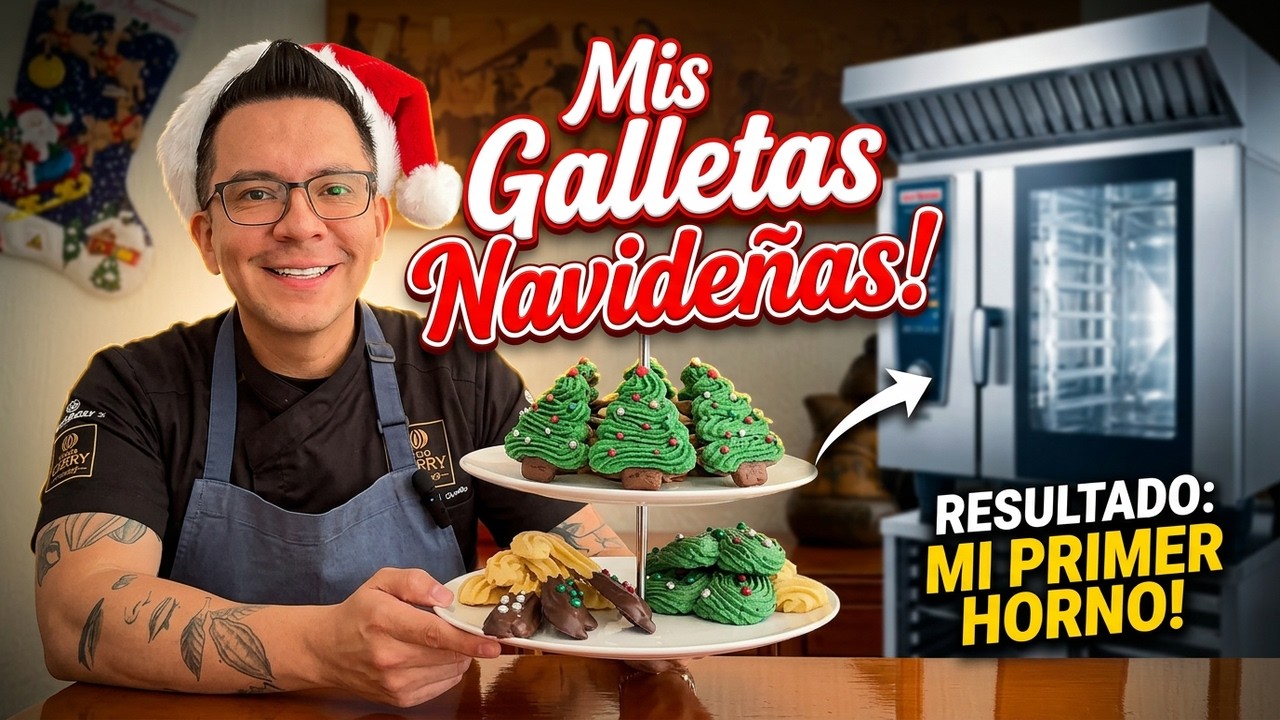 Emprendí con estas GALLETAS NAVIDEÑAS y compré mi primer horno