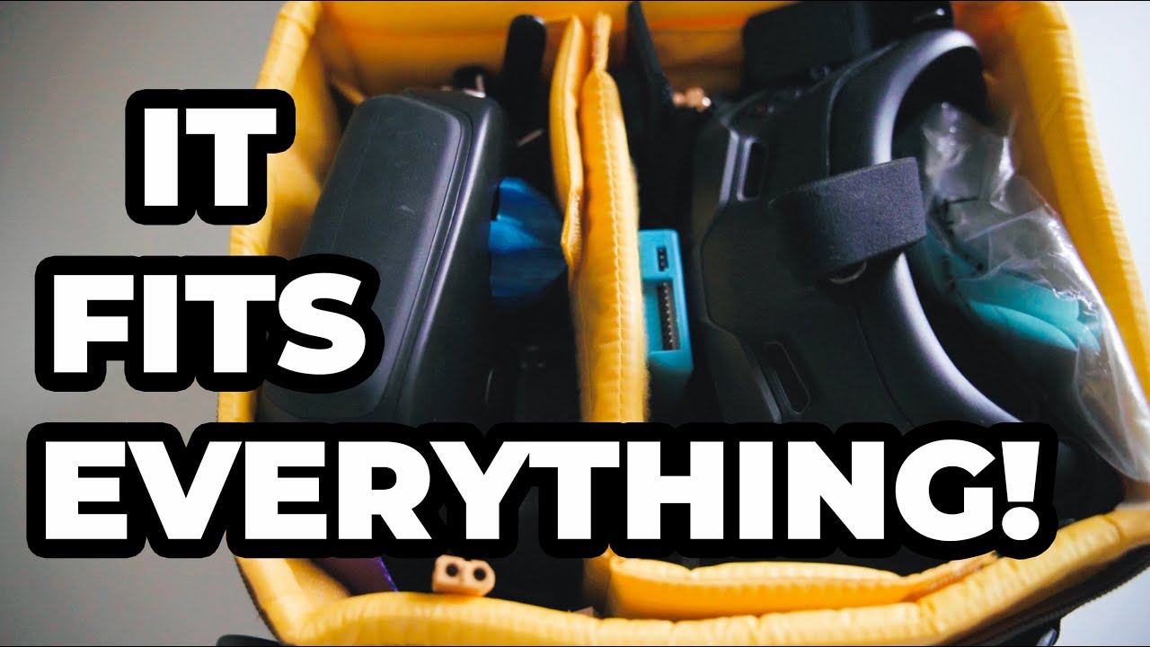 The BEST DJI FPV Goggle & Radio Carrying Case - For Travel & Everyday Use