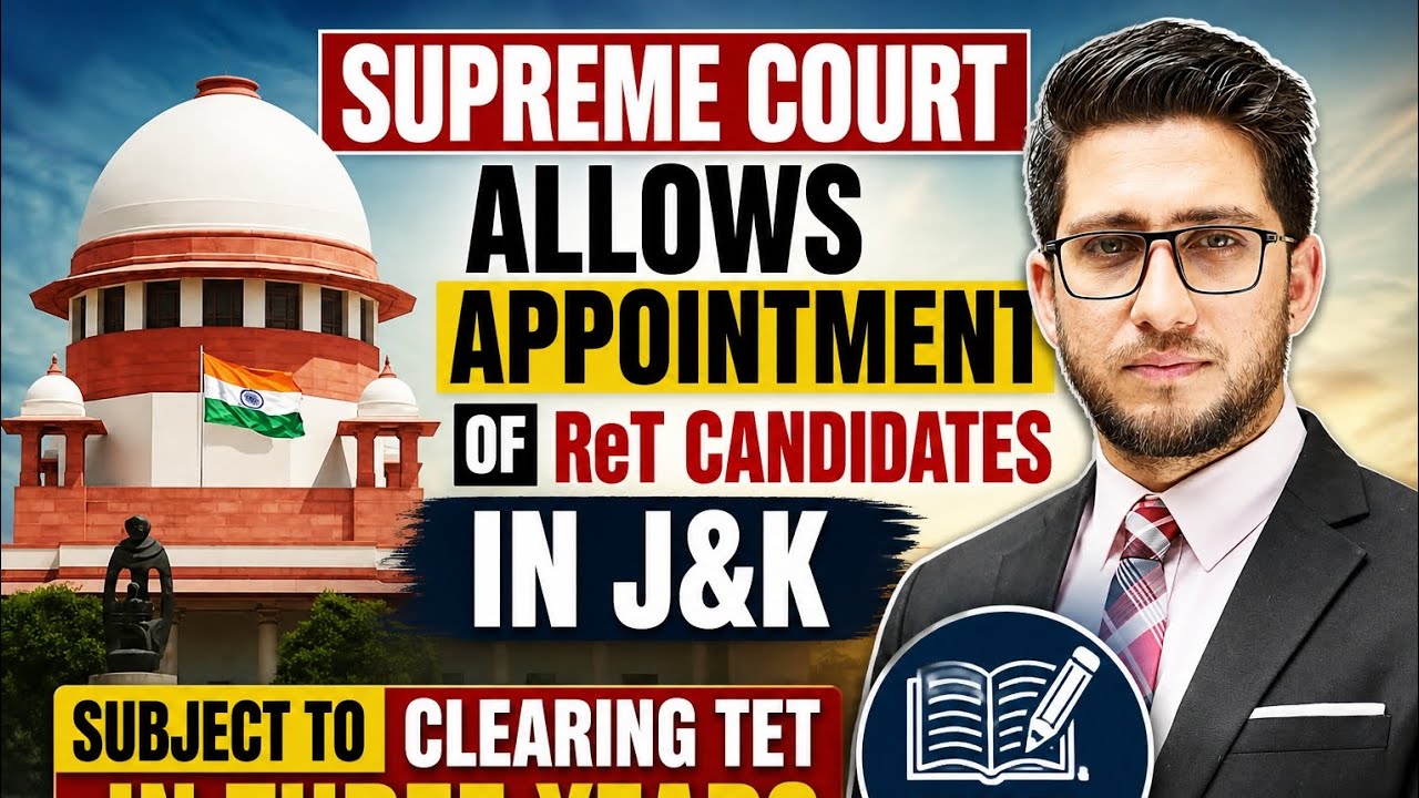 Decision for ReT Teachers from Supreme court of India 