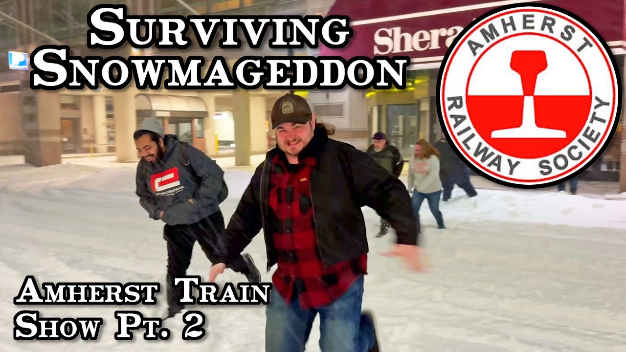 2026 Amherst Train Show - Surviving Snowmaggedon | Travel Vlog Pt. 2