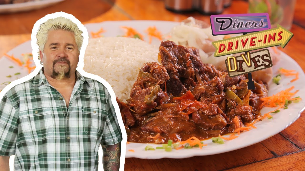 Guy Fieri Eats Goat Stew at La Catedral in Cuba | Diners, Drive-Ins and Dives | Food Network
