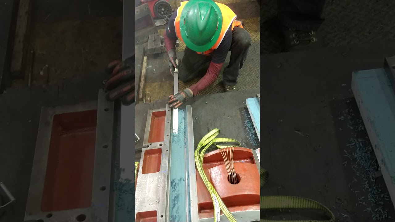 Calibración, Colocación y Ajuste de Turcite®-B Slydway® con Método Manual Rasqueteado (SCRAPING)