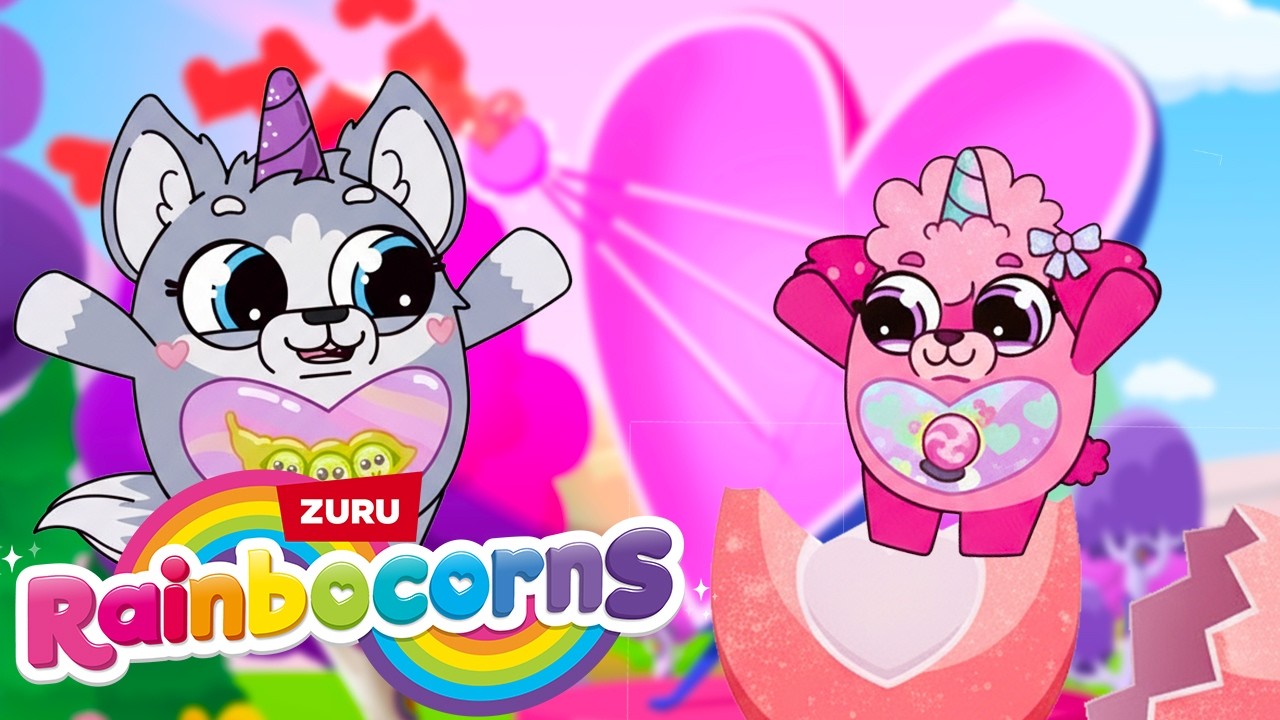 Magia Valentín de Rainbocorns | Amistad y Amor 💖✨| Cuentos Para Niñas