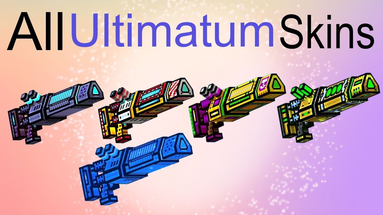 All Ultimatum Skins | Pixel Gun 3D