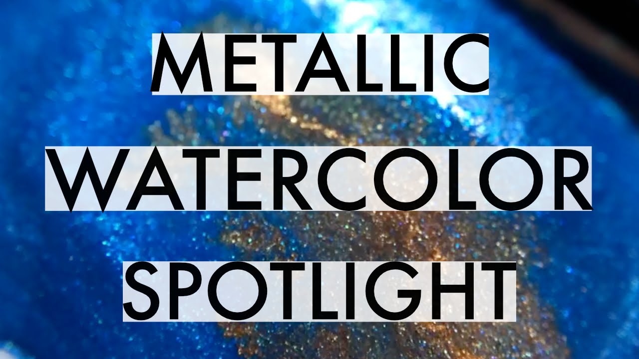 Ultimate Metallic Watercolor Spotlight | Fintec, Schmincke, The Creative Kinds and more!
