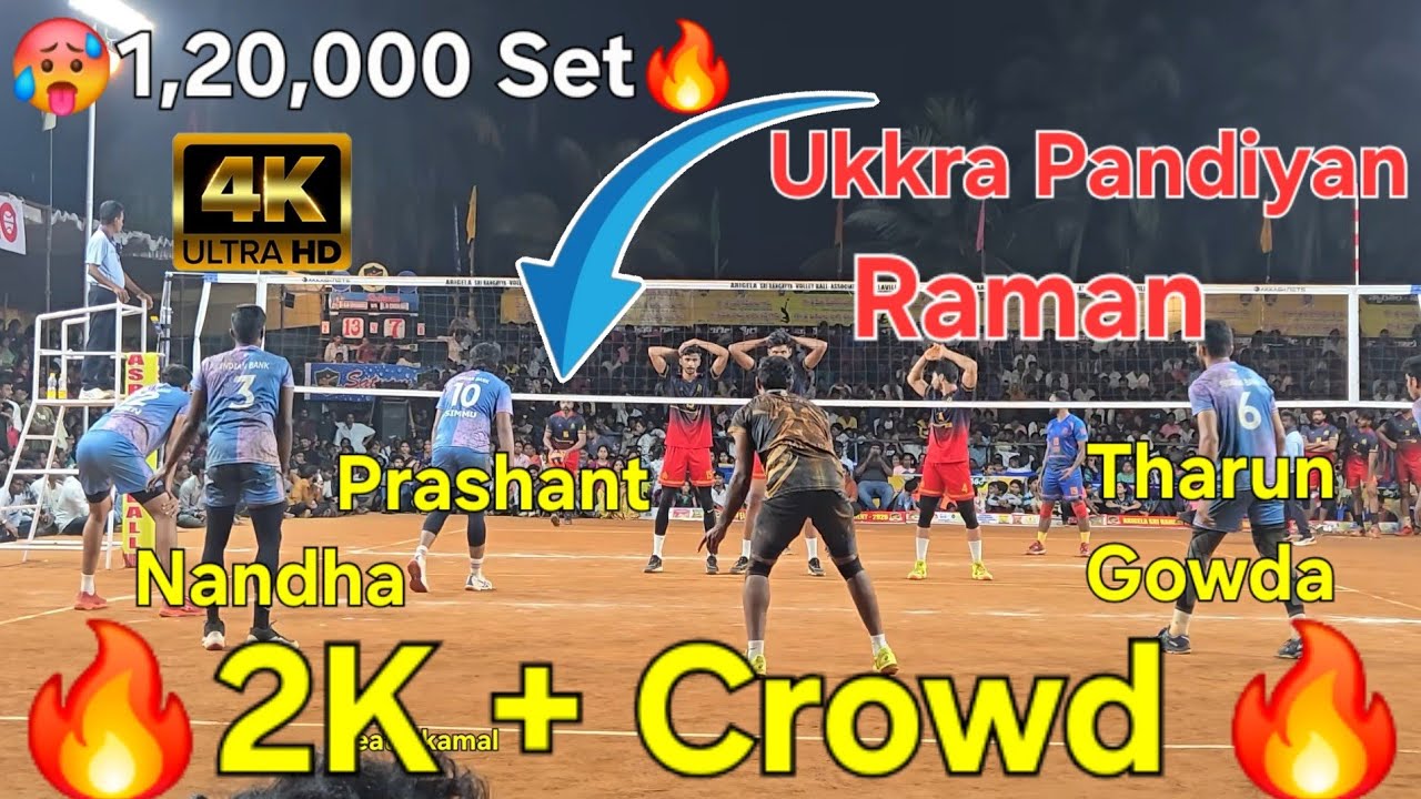 1,20,000₹ Tournament | Nandha,Tharun Gowda,Prashant & Kabilian 🆚️ Ukkra Pandiyan & Raman | 