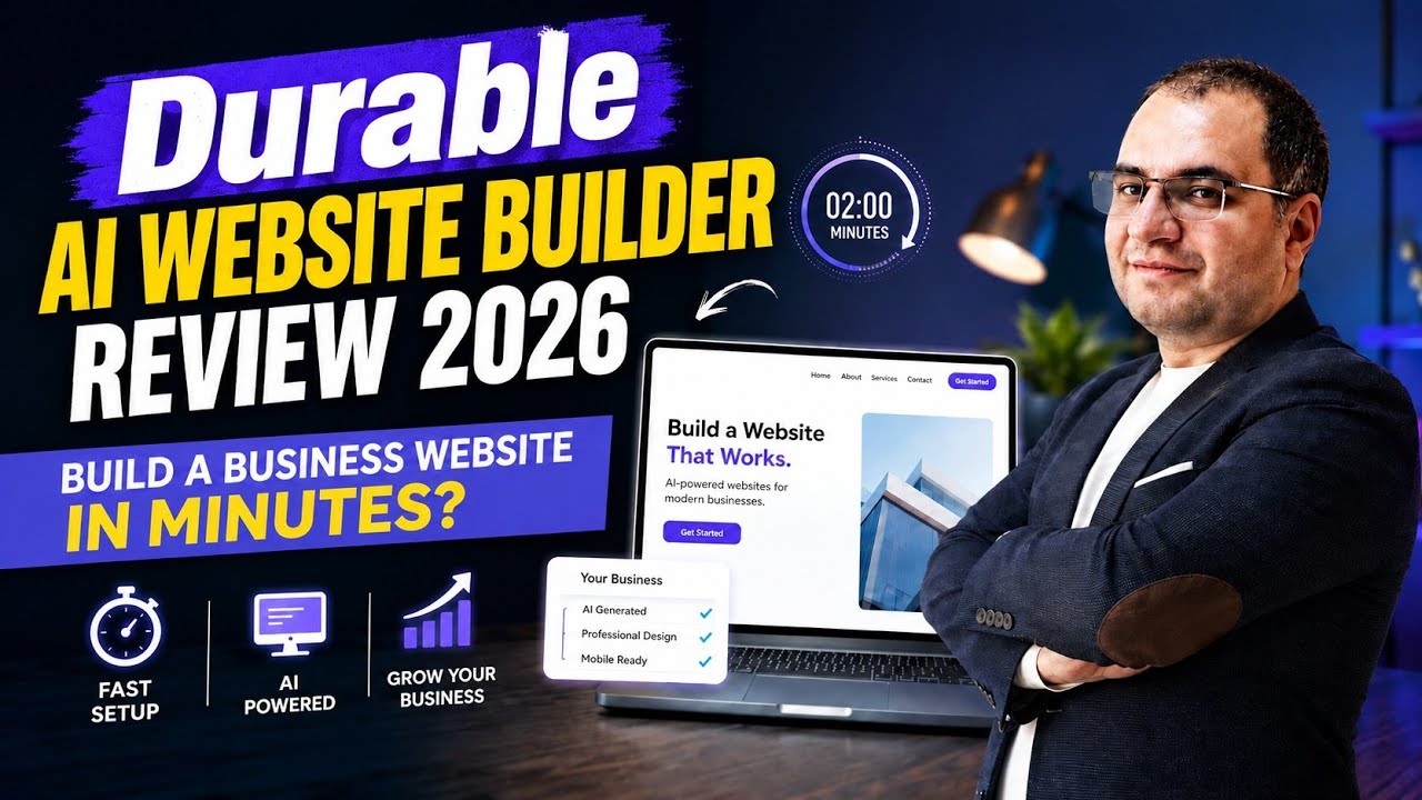 🚀 Durable- AI Website Builder Review 2026 | Build a Business Website in Minutes?